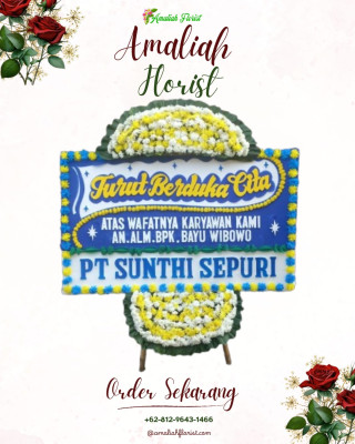 Papan Bunga Duka di Lola