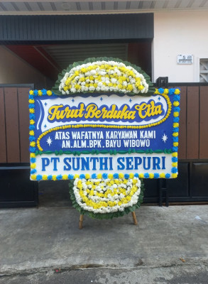 Papan Bunga Duka di Lola